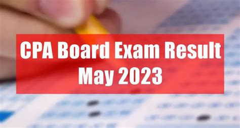 cpa board exam 2023 result|May 2023 CPA Board Exam Results, CPALE List of .